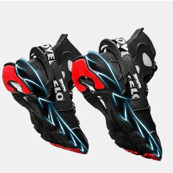 CYBERPUNK TECHWEAR Style By Shein Sz  43 Lace Up Sneakers - Picture 5 of 16